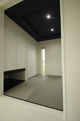 和室  株式会社 イングの施工事例 白を基調としたモダンハウス