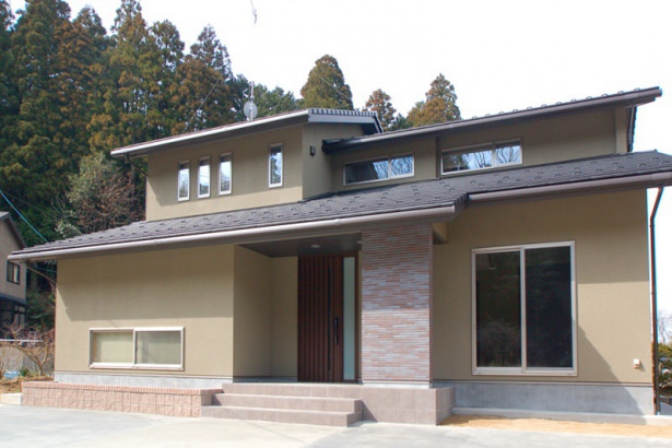   住樂工房  JURAKU  |  石川県小松市でデザインと品質にこだわった住宅づくりの施工事例 大きなＬＤＫに家族が集う住まい。