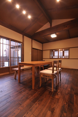 開放的なＬＤＫ 株式会社TAKATA建築の施工事例 継承する家