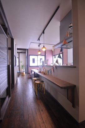カフェのようなダイニングキッチン 株式会社TAKATA建築の施工事例 オサレトロ