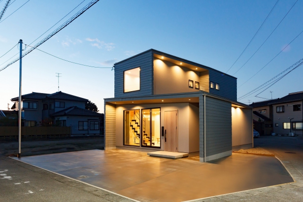   株式会社 一家／石川県 金沢市 デザイン住宅 設計 新築 リフォームの施工事例 Diagonal Wall