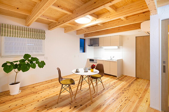   クラード建築設計事務所 　⊂床下エアコン１台で皆適の施工事例 床下エアコンのある長期優良住宅