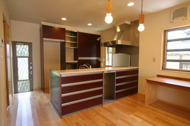 キッチン シンク設計事務所の施工事例 小上がりタタミのある家