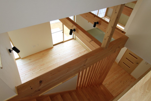階段 シンク設計事務所の施工事例 木ごごちのよい家