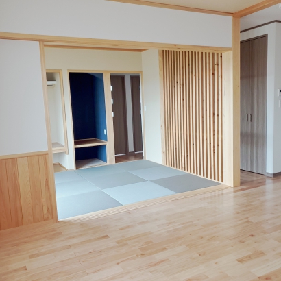 和室 鈴木建設株式会社の施工事例 快適な室内環境～こだわりの平屋～